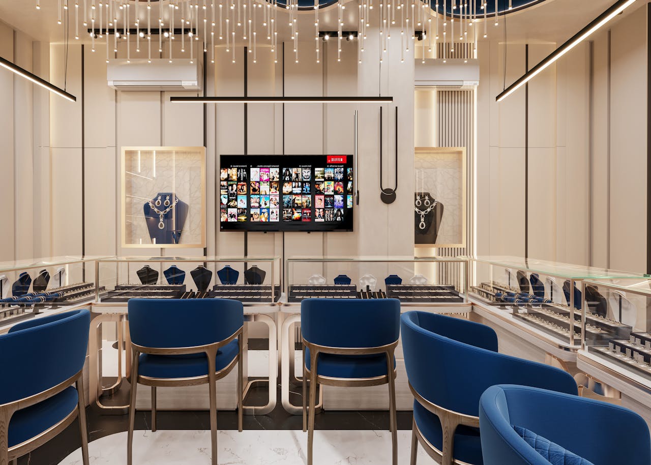 Luxury retail showroom